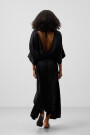 VESTIDO LARGO NEGRO MUJER Negro