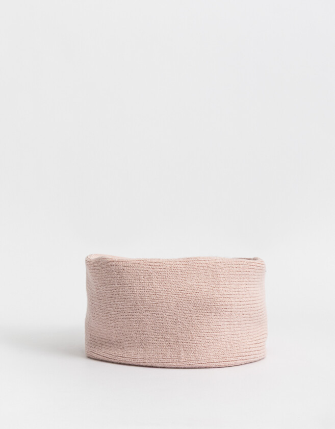 Cuellos Estampados Cuello Tejido - Rosa Viejo