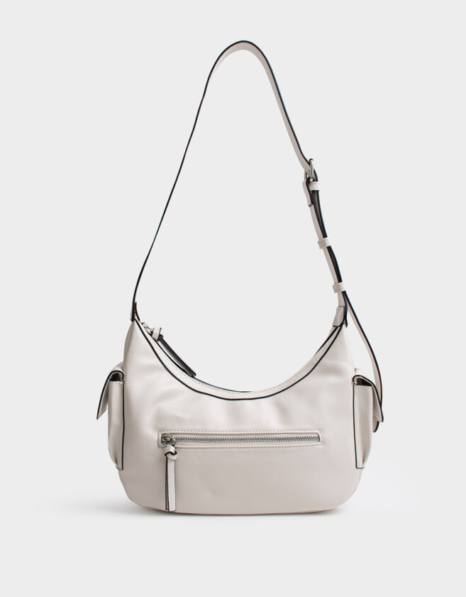 Bandoleras Bandolera Multipocket B&w - Blanco Crudo