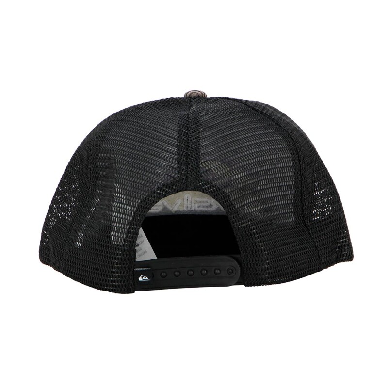 Quiksilver Gorro Con Visera Y Malla Oasis - Gris Gris