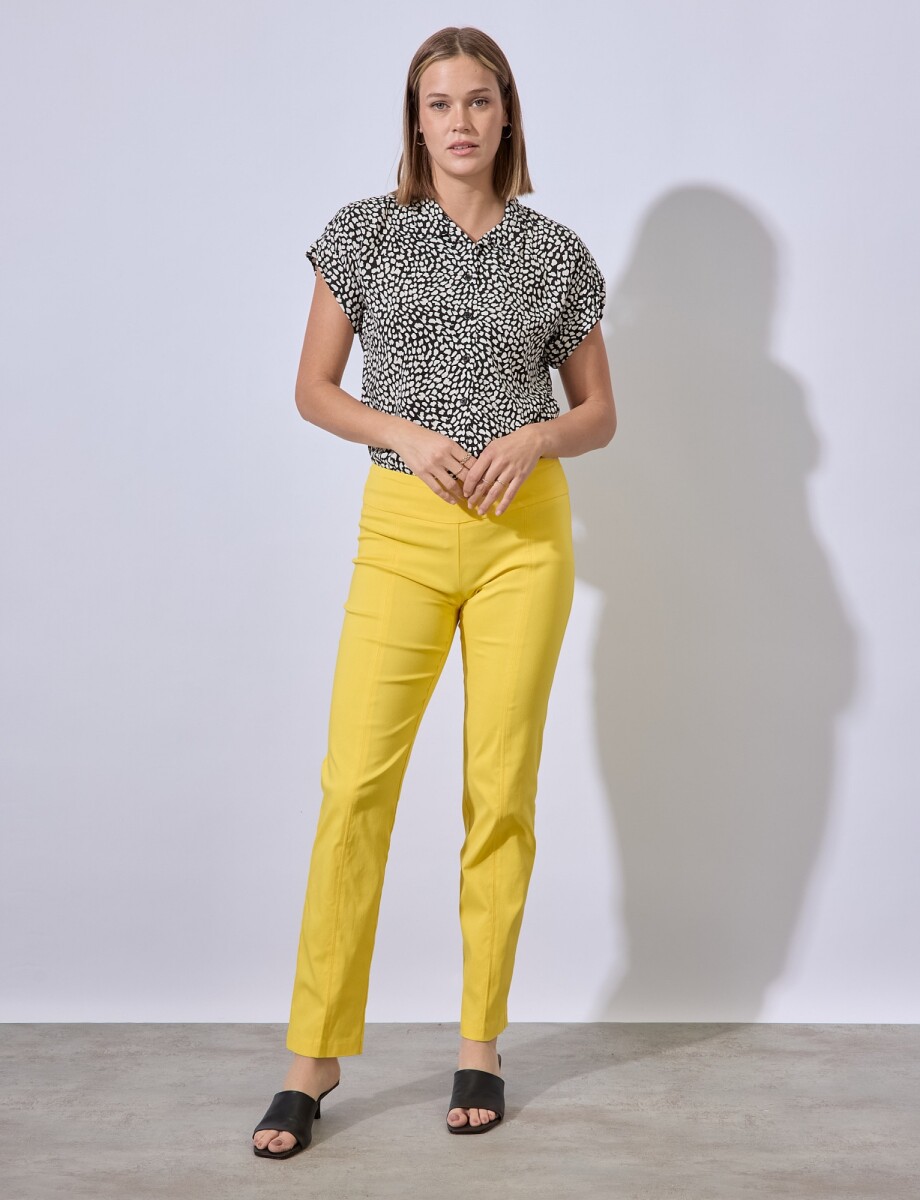 Pantalon Modelador - Amarillo 