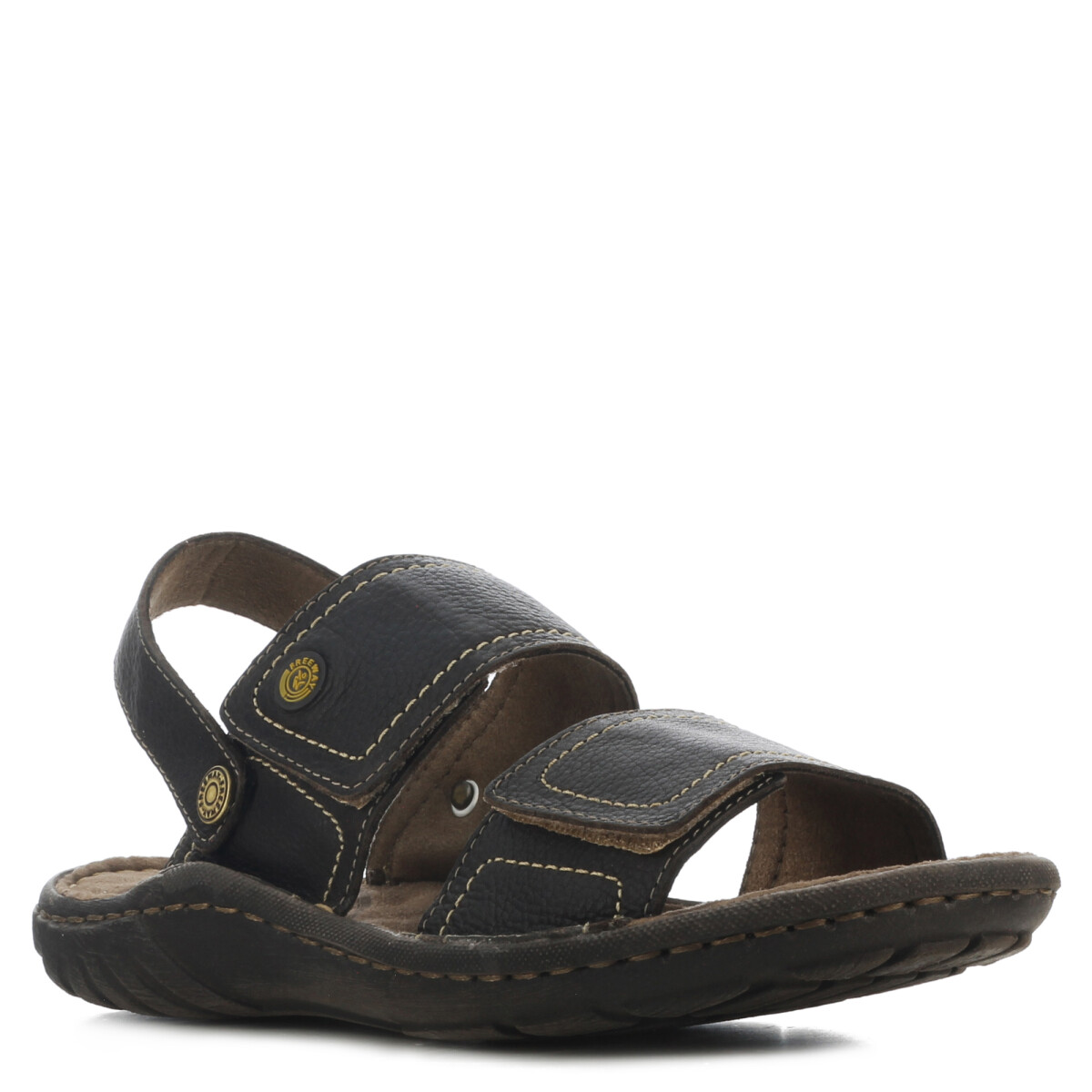 Sandalias de Hombre Freeway Casual - Marrón Capuchino (Cuero Graso) 