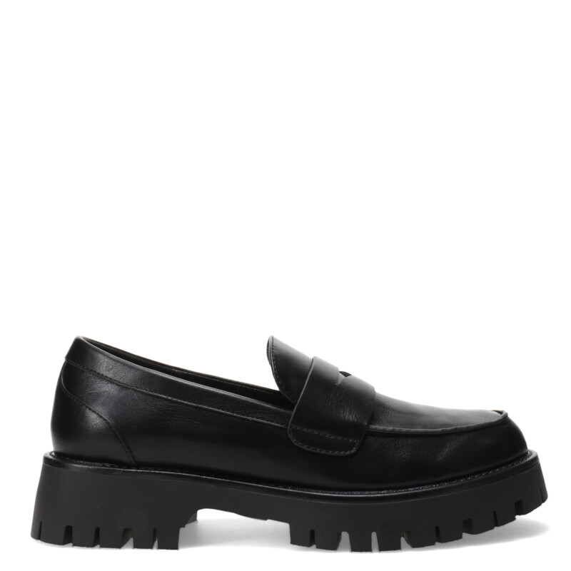 Zapato de Mujer Miss Carol mocasin KANU con tachas Negro