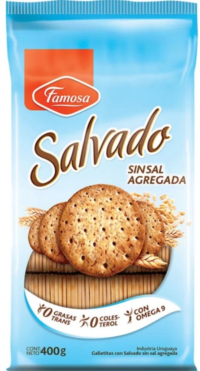 GALLETA FAMOSA SALVADO S/SAL 400G 