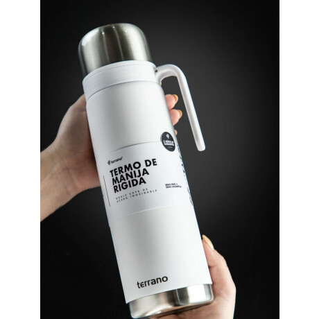Termo 1Lt. Premium Manija Rigida Blanco