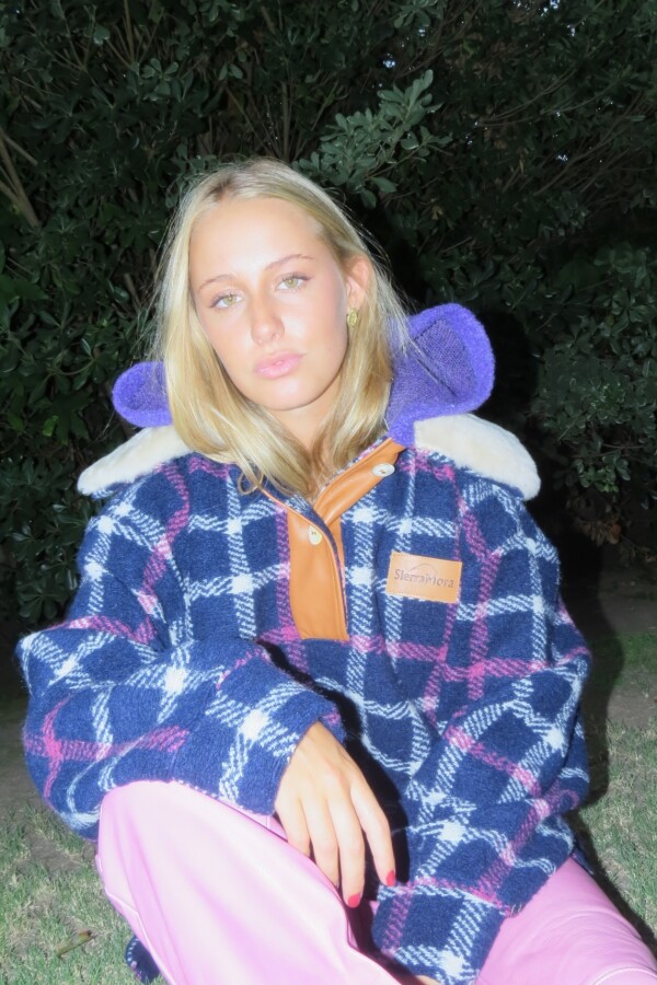 Buzo Crazy Bear Azul / Violeta
