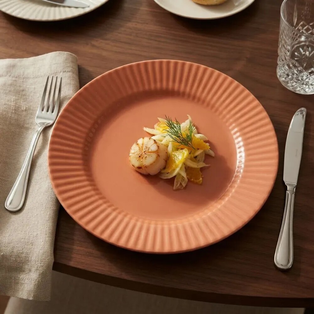 Plato llano Salmao 24 cm BIONA Plato llano Salmao 24 cm BIONA