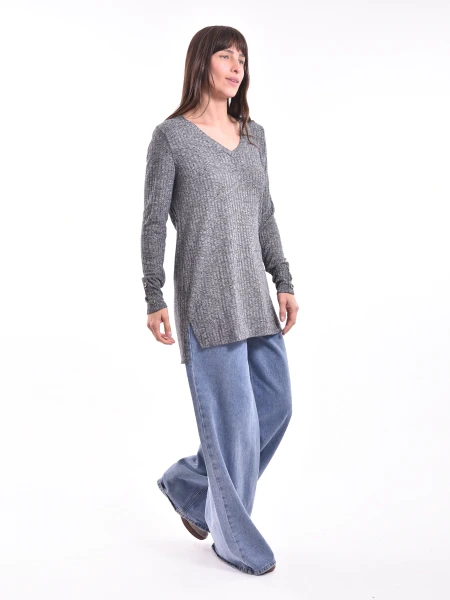 SACO TOLEDO GRIS MELANGE O
