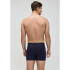 CUECA BOXER MASC BRANCO/AZUL