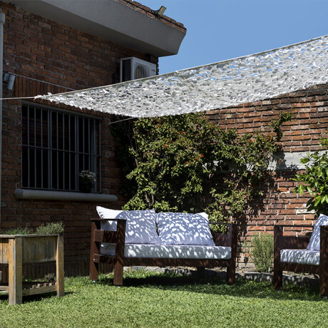 Red De Sombra, Pérgola 4x4 Metros Blanca