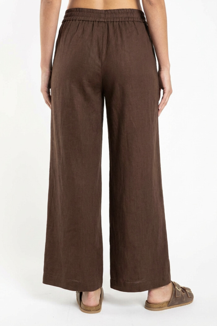 Pantalón Lino Cafe