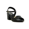 Comfortflex Sandalia Tira Ancha C/pulsera Taco Medio - Dama Negro