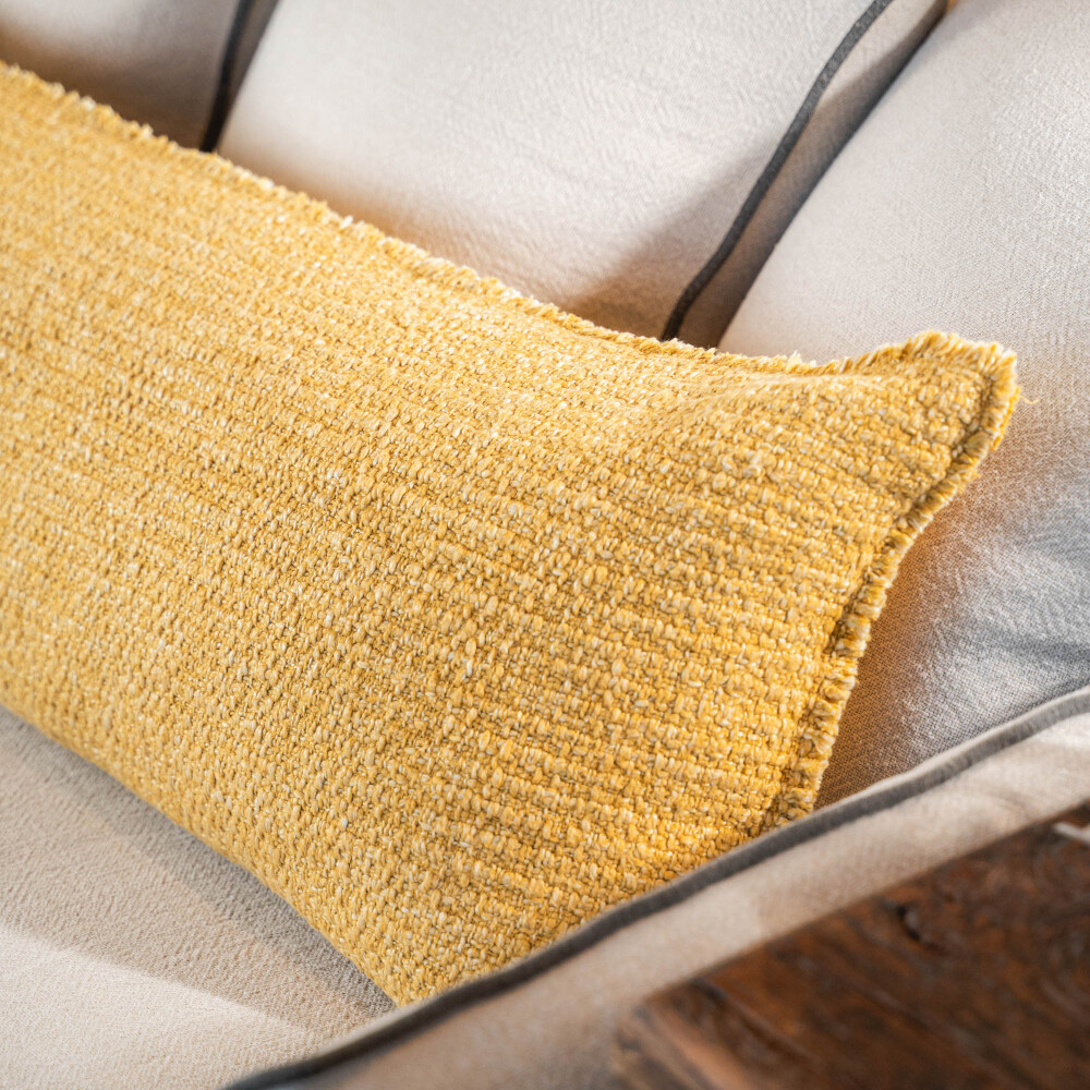 Funda almohadón, 110x40, mostaza Funda almohadón, 110x40, mostaza