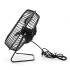 Mini Ventilador Usb De Metal Ideal: Oficina Hogar Escritorio variante color NEGRO