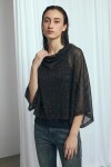 Capa lurex party negro