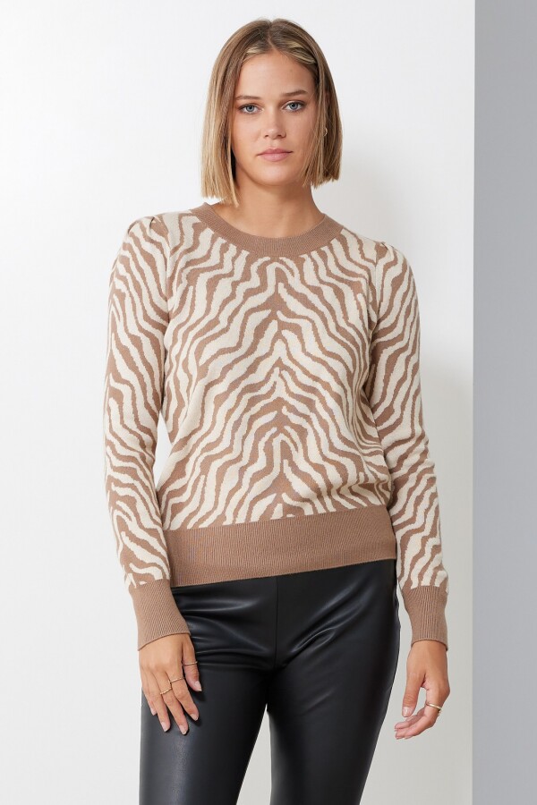 Buzo Animal Print TOSTADO/MULTI