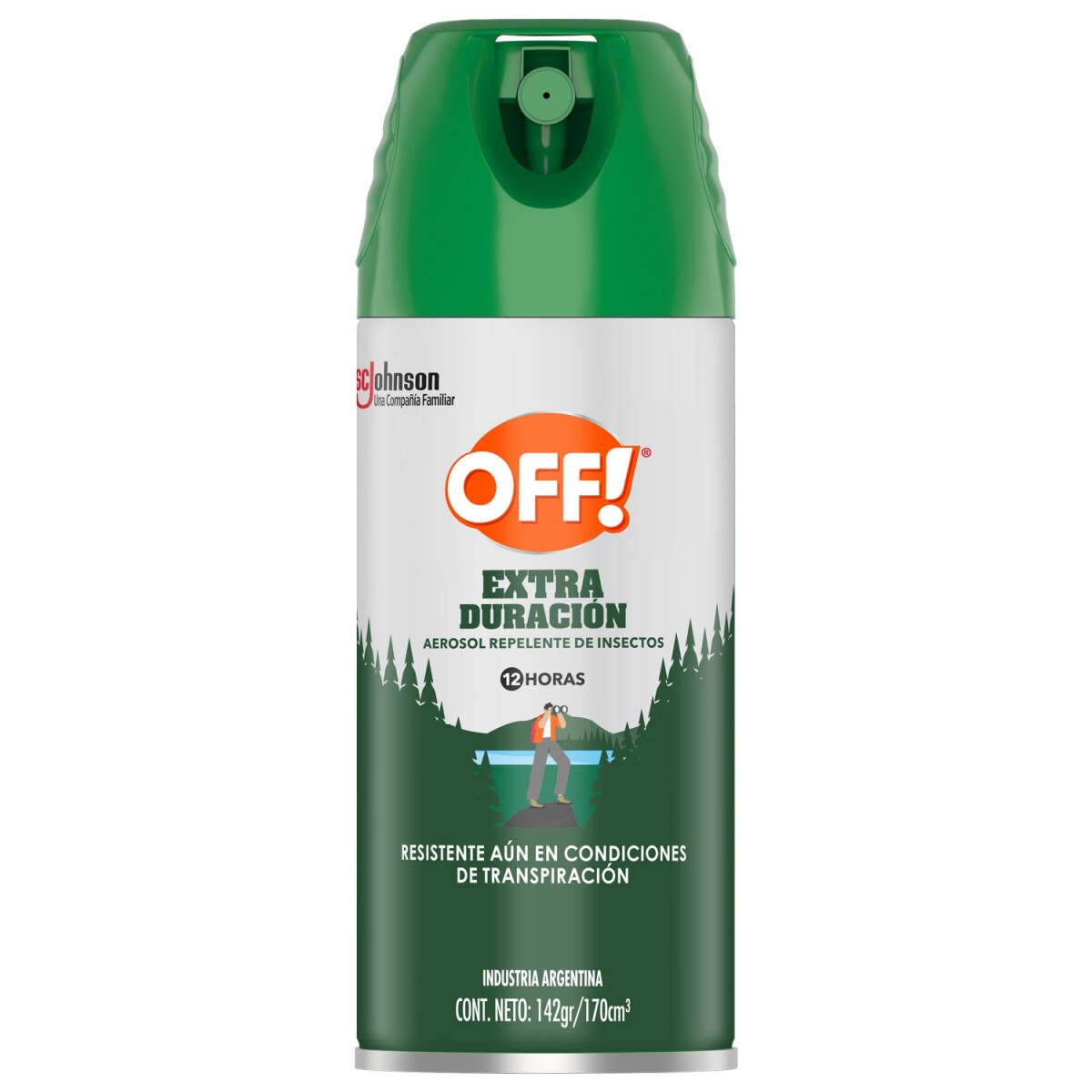 Repelente de insectos Off - Aerosol extra duración 170 ml 