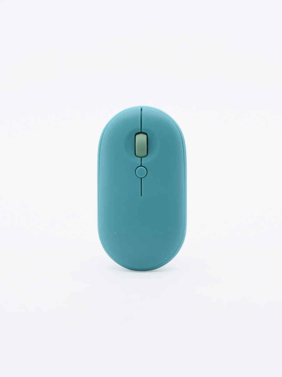 MOUSE INALAMBRICO USB - VERDE AQUA 