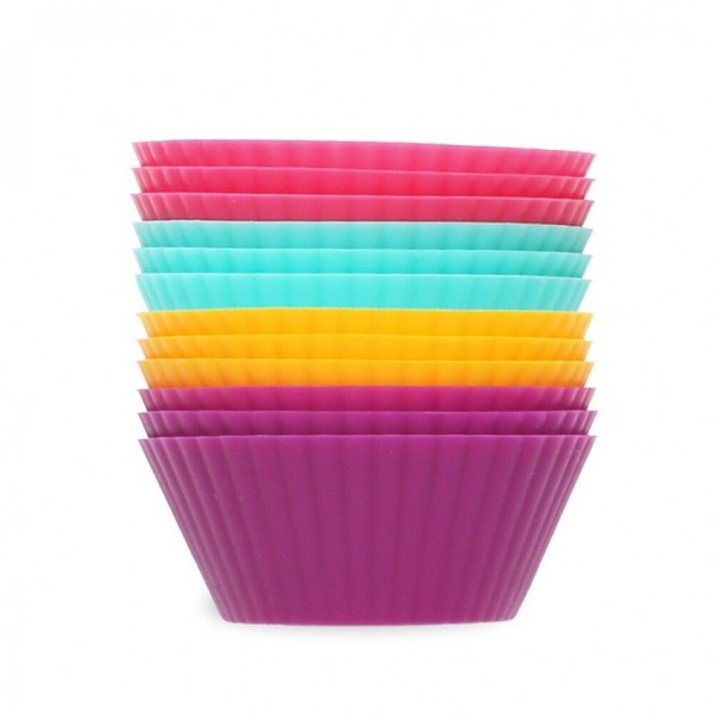 Set muffin silicona 7.5x3 cm x6 PRISMA Set muffin silicona 7.5x3 cm x6 PRISMA