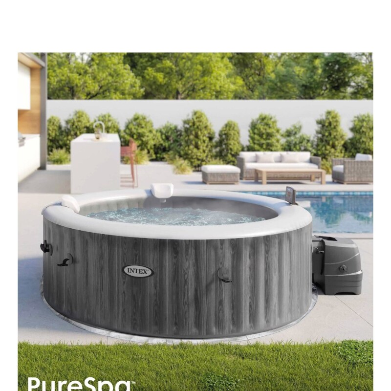 INTEX PURESPA GREYWOOD CAPACIDAD 4 PERSONAS Intex Purespa Greywood Capacidad 4 Personas