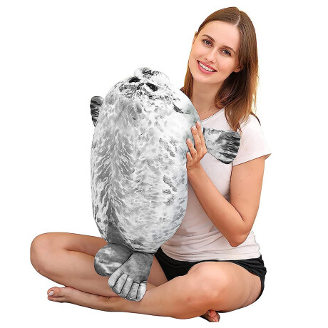 Almohada Peluche Suave Forma De Foca Almohadón 60cm Jug009031