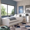 Cama Marinera 1 Plaza Hashtag - Blanca Cama Marinera 1 Plaza Hashtag - Blanca