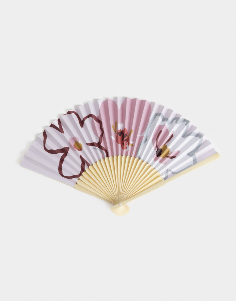 Rega Varios Abanicos Abanico De Papel Floral - Combinacion Multicolor