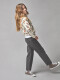 Jersey Con Detalles En Intarsia Gris Medio Melange