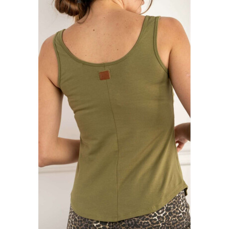 Musculosa Algodon Peinado Safari