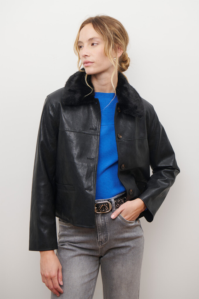 CHAQUETA MOSCU NEGRO