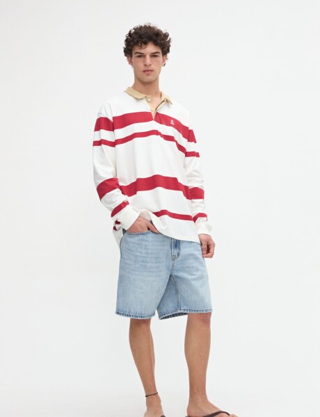 Remera polo Parsons Off white