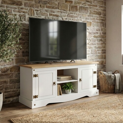 Rack para TV - 2 Puertas - Línea Mexicana Rack para TV - 2 Puertas - Línea Mexicana