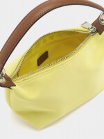 Bolso De Hombro Textura Suave Con Pendiente amarillo