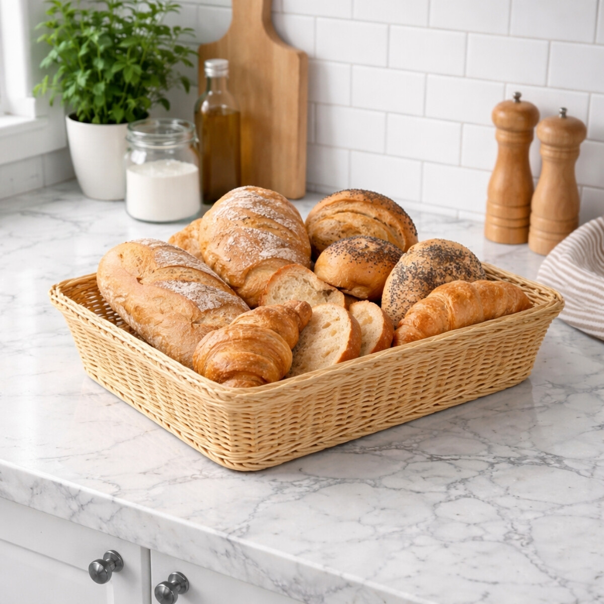 Panera Rectangular 29x21x9 cm Concasse 