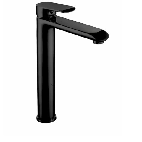 Griferia de lavatorio Monocomando Alto de mesada Alassio Negro Mate Griferia De Lavatorio Monocomando Alto De Mesada Alassio Negro Mate