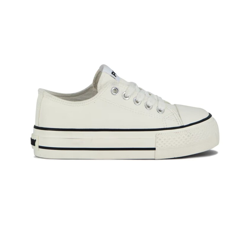 Championes Pony Plataforma Fifth Ave Blanco