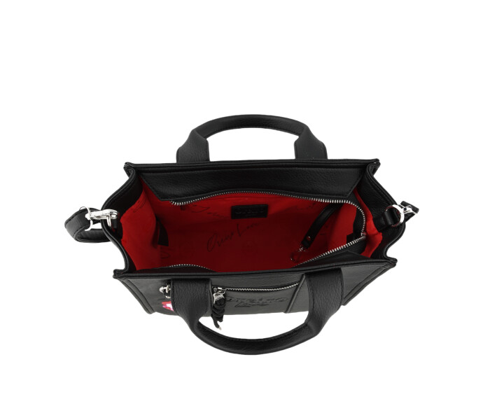 Cartera Las Oreiro Love Negro