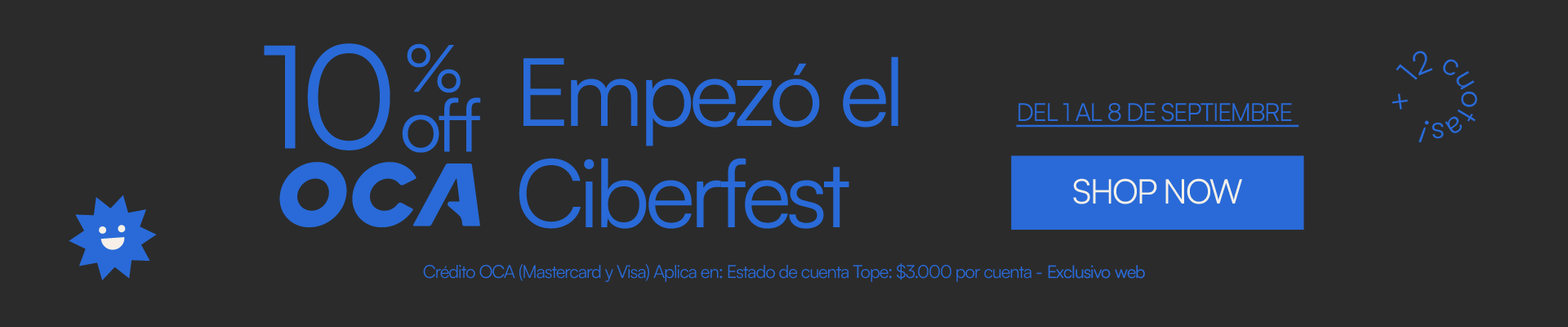 Descuento OCA Ciberfest