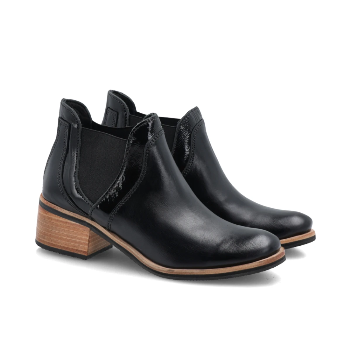 BOTA CUERO AMARAE - NEGRO 