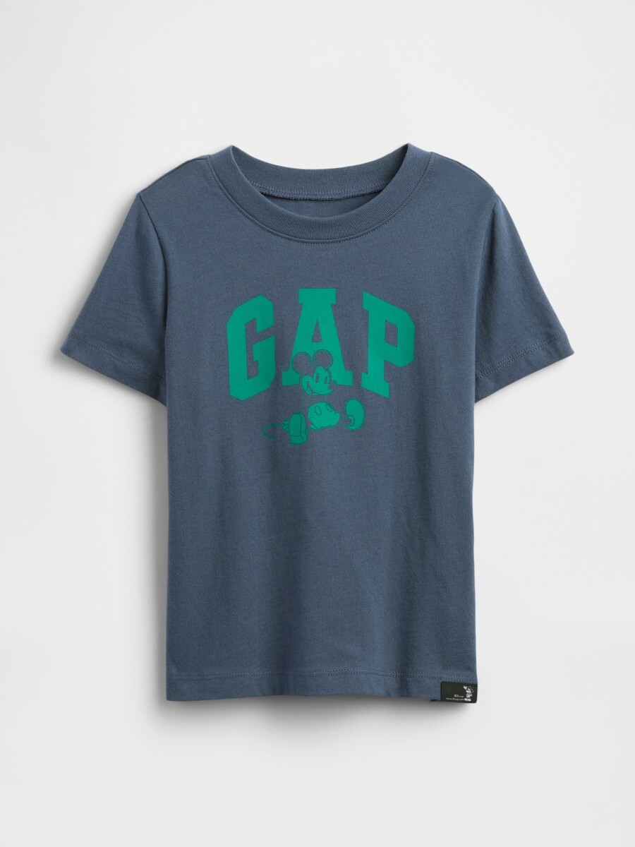 Remera Logo Gap Disney Toddler Niño - Blue Ridge 