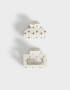Broches Sets Con flores Set De Mix Broches - Blanco Crudo