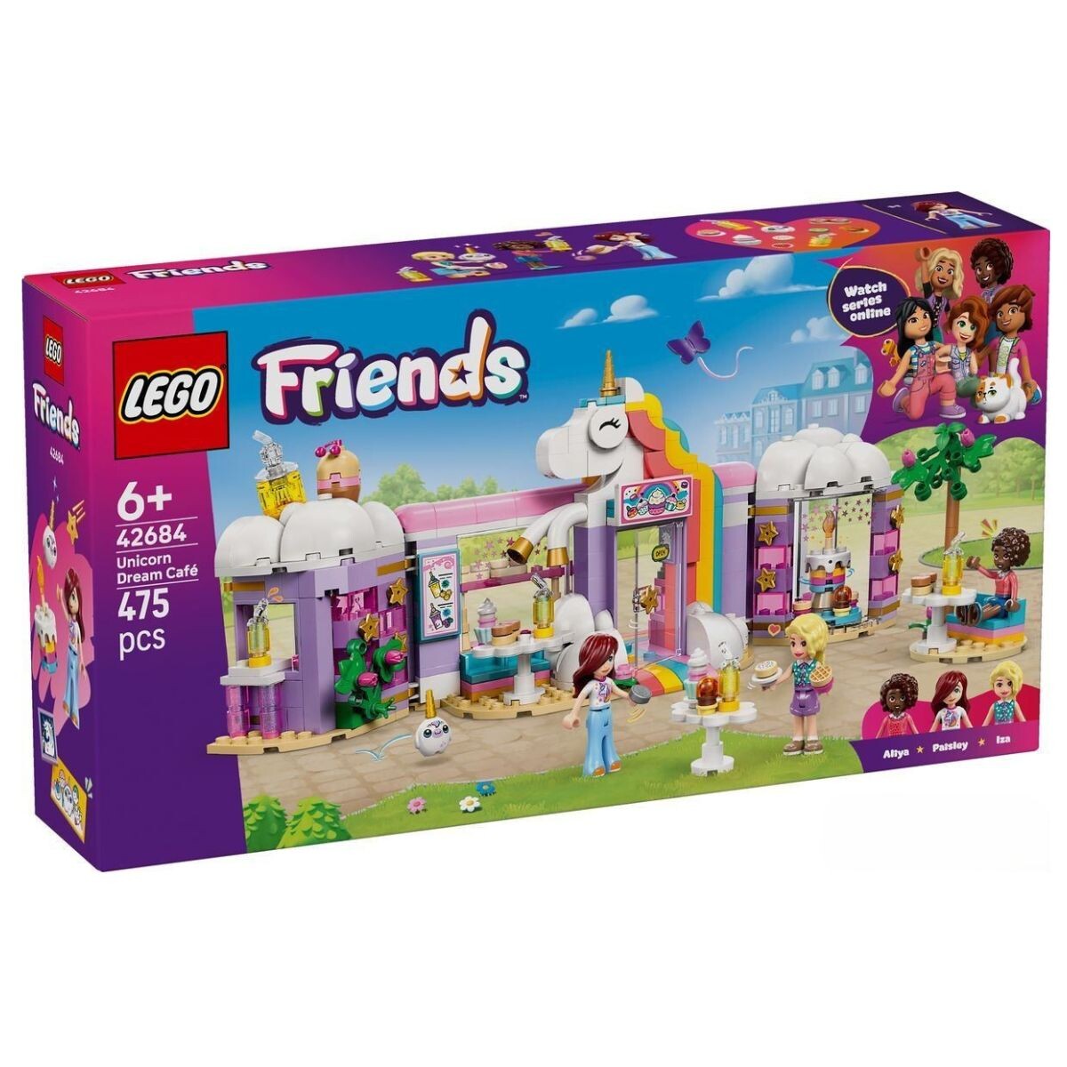 Lego Friends Cafetería Sueños de Unicornio 475 pcs 6+ 