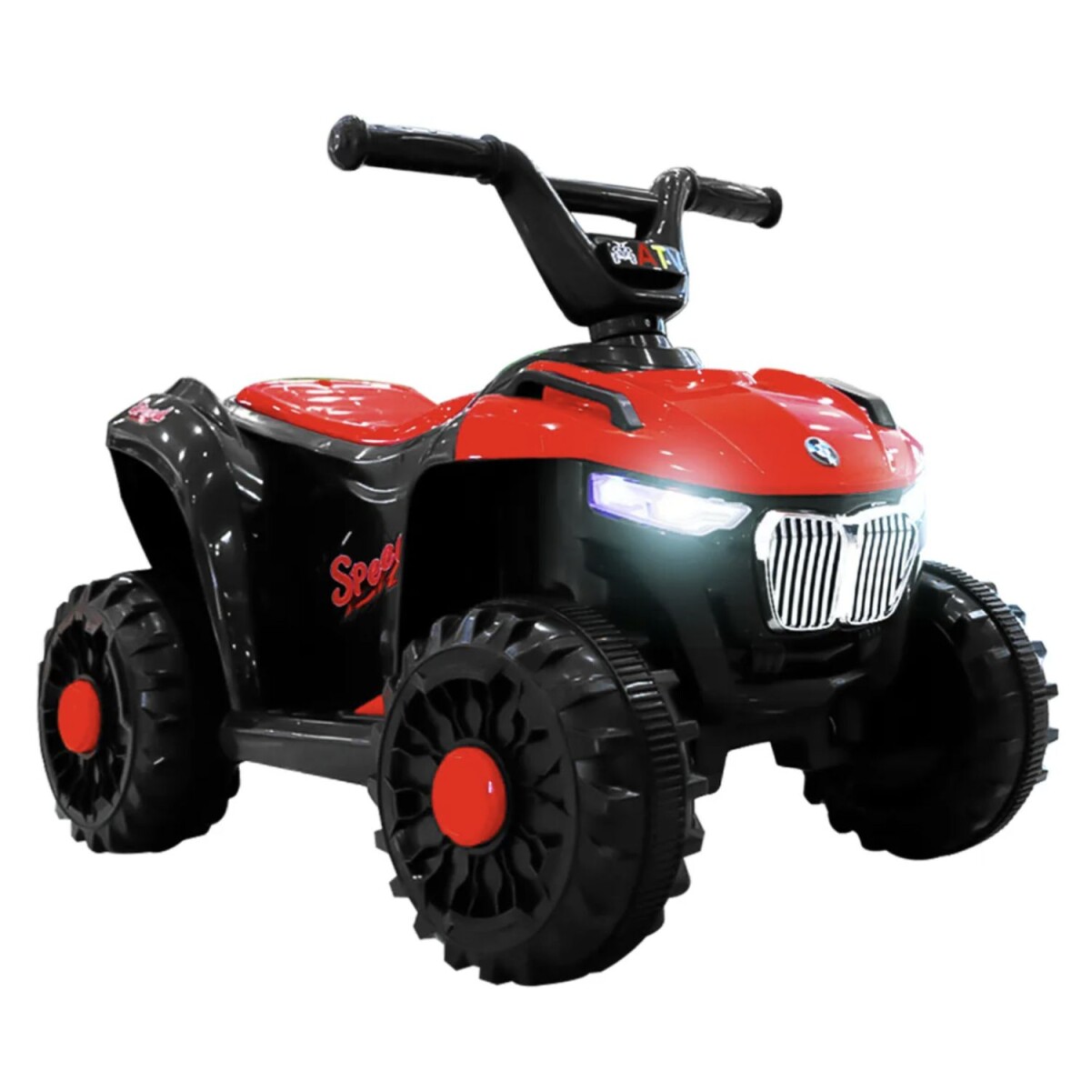 Cuatriciclo a Batería Lumax con Música y luces - Rojo 