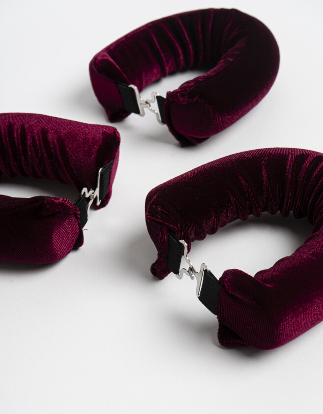 Accesorios Pelo Set Hair Care Set De Acc. De Pelo Y Otros - Rojo Burdeaux
