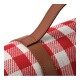 Manta De Picnic Playa Con Correa Cuero Pu 2x2 Metros Negro