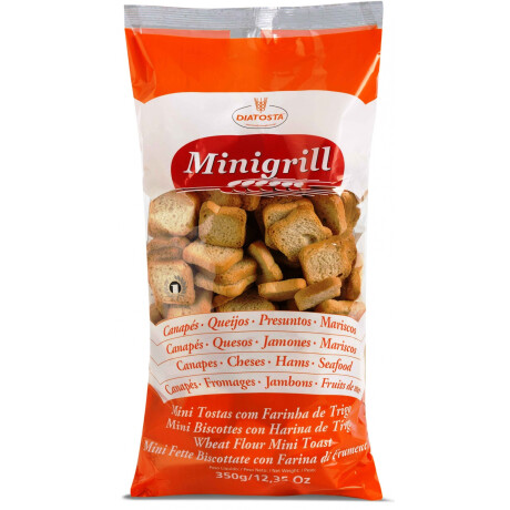 TOSTADA DIATOSTA MINIGRILL 350G CLASICA TOSTADA DIATOSTA MINIGRILL 350G CLASICA