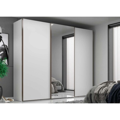 PLACARD ROPERO 3 PUERTAS MDF BLANCO VENETTO