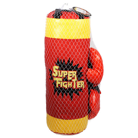 Set Bolsa De Boxeo Infantil Con Guantes Set Bolsa De Boxeo Infantil Con Guantes