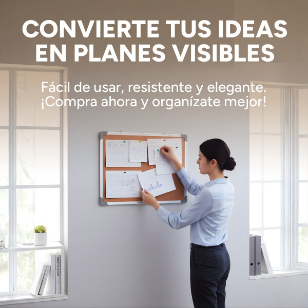 Pizarra Corcho 50X70 70X50 + Soporte Pie Tripode Caballete Pizarra Corcho 50X70 70X50 + Soporte Pie Tripode Caballete