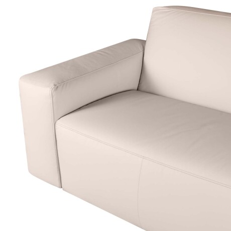 SOFA 3 CUERPOS CUERO-Y-MADERA NATURAL-BEIGE LOFT ARENA